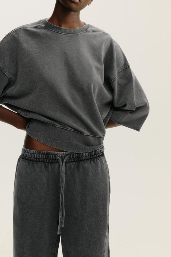 WASHED EFFECT TROUSERS - Image 2